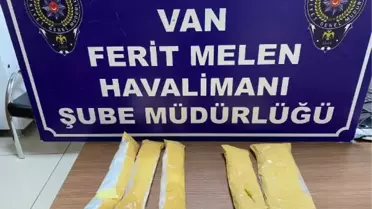 VÜCUDUNA SARDIĞI UYUŞTURUCULARLA HAVALİMANINDA YAKALANDI