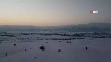 Tarihi Şar Antik Kenti, kış manzarası ile hayran bıraktı