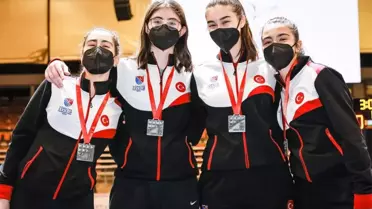 Eskrimde Yıldız Kız Flöre Milli Takımı, Avrupa ikincisi oldu