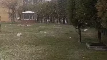 Silivri'de kar yağışı başladı