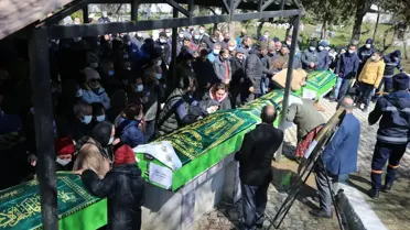Almanya'da ev yangınında vefat eden Türk anne ve çocukları Bodrum'da defnedildi