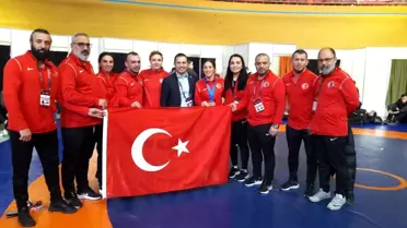 U23 Avrupa Şampiyonası'nda kadın güreşçilerden 3 madalya
