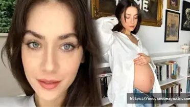Milan Bebek Göründü! Fulya Zenginer'den Yeni Hamilelik Pozu