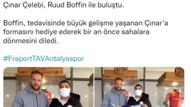 Ruud Boffin, lenfoma teşhisi konulan kaleciye formasını hediye etti