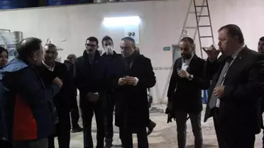 Gastronomi profesyonelleri Kilis'te zeytinyağı fabrikalarını gezdi