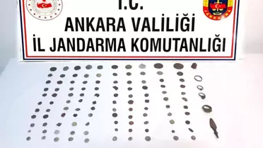 Başkent'te 4 bin 886 sikke ve 110 tarihi obje ele geçirildi