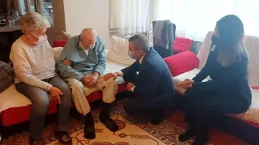Erdek Kaymakamı yaşlıları unutmadı