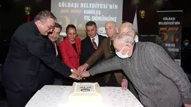 Gölbaşı Belediyesi 57'nci yaşını kutladı