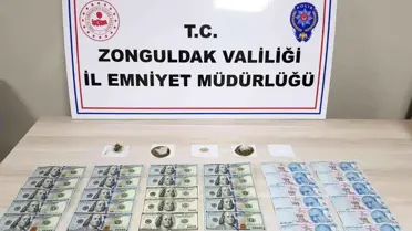 Narkotik ekipleri uyuşturucu ve paraya el koydu