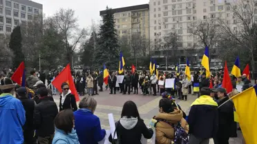 Kırgızistan'da Ukrayna'ya destek gösterisi düzenlendi