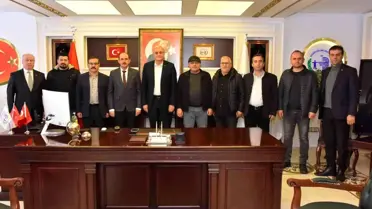 Şoförler ve Otomobilciler Esnaf Odası'ndan Başkan Bakkalcıoğlu'na ziyaret