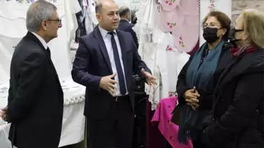 Halk Eğitimi Merkezi ve Akşam Sanat Okulu sergi açtı