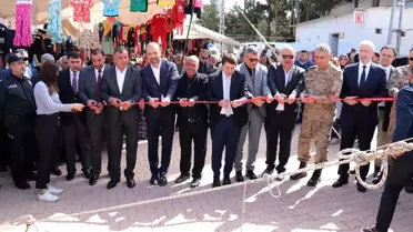 Polateli'nde kurulan halk pazarının açılışı yapıldı