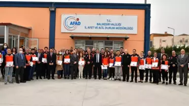 AFAD Gönüllüleri kimlik kartlarını aldı