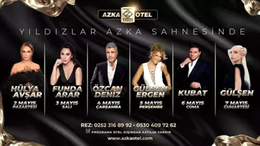 Azka Otel'de yıldızlar geçidi
