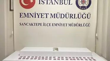 Sancaktepe'de kumar oynatılan kıraathaneye baskın kamerada
