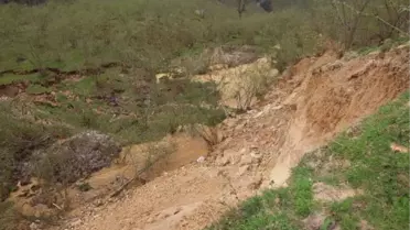 Ordu'da heyelanda 13 ev tahliye edildi