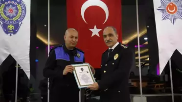 Son dakika haberleri... Üstün başarı gösteren polislere ödül verildi