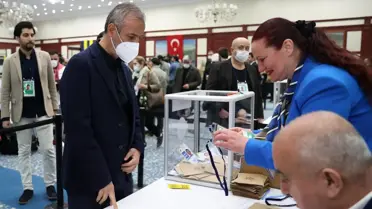 İsmail Kartal, Yüksek Divan Kurulu seçiminde oy kullandı