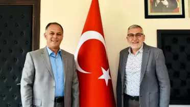 Türkiye Oryantiring Federasyonu Başkanı Çolakoğlu'ndan Başkan Bozkurt'a ziyaret