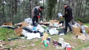 Cennet Koyu'na atık bırakan kişi kargo poşetlerinden belirlendi