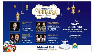 Tatvan'da Ramazan ayı etkinlikleri