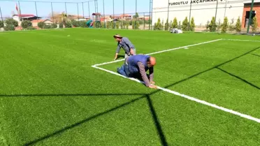Turgutlu Belediyesinden kırsal mahallelere yeni spor alanları