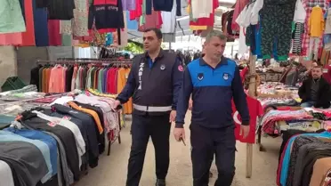 Kırıkhan'da semt pazarlarında denetimler sürüyor