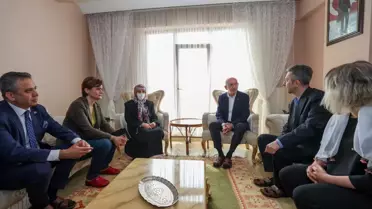 KILIÇDAROĞLU BEYAZ AİLESİNE TAZİYE ZİYARETİNDE BULUNDU