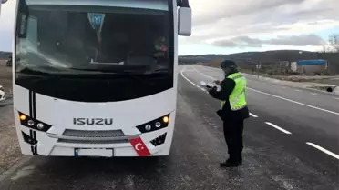 İşçi ve personel taşıyan servislere özel denetim gerçekleştirildi