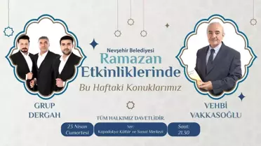 Usta Yazar Vehbi Vakkasoğlu Nevşehir'de sevenleriyle buluşacak
