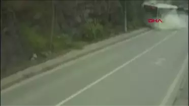 Son dakika haber: BEYKOZ'DAKİ İETT OTOBÜSÜ KAZASI KAMERADA