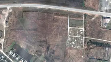 Uydu görüntülerine göre Mariupol'de toplu mezarlar kazıldı