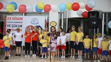 Ukraynalı çocuklar 23 Nisan coşkusuna ortak oldu