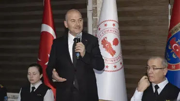 İçişleri Bakanı Soylu, Jandarma Genel Komutanlığı personeliyle iftar yaptı