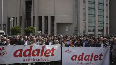 15 Temmuz darbe girişimi ve Gezi Parkı olayları davasında verilen karar protesto edildi