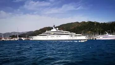 Abramovic'in lüks yatı 'Eclipse' Marmaris'ten ayrıldı