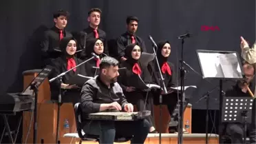 BİTLİS'TE LİSE ÖĞRENCİLERİNDEN TASAVVUF MÜZİĞİ DİNLETİSİ