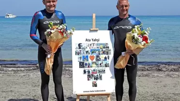 Otizmli Tuna, Yunanistan'ın Sakız Adası'ndan Çeşme'ye kadar yüzdü