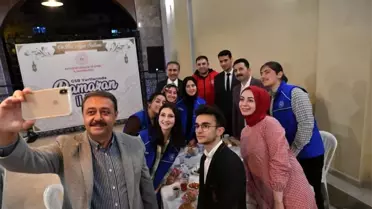 Vali Şıldak, genç sporcularla iftar yaptı