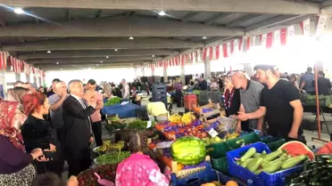 Başkan Teke, pazarcı esnafının bayramını kutladı