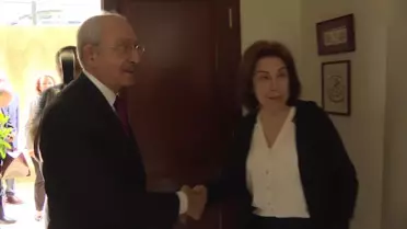 Kılıçdaroğlu, Gazeteci Pınar Türenç'e Taziye Ziyaretinde Bulundu