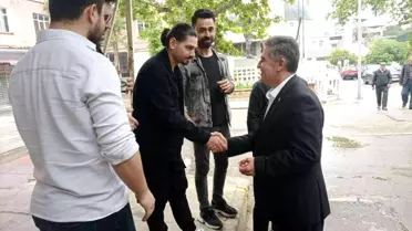 Başkan Erol, vatandaşlarla bayramlaştı