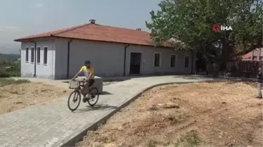 Bursa'da eski köy okulları bisiklet evi oluyor