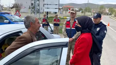 Kaymakam Büyükkılıç, trafik denetimlerine katıldı