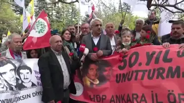 Üç Fidan Anıldı.. Sancar: 'Onların Devrim, Sosyalizm, Özgürlük, Demokrasi Yolunda Verdikleri Cesur Mücadelenin Işığı Sönmedi'