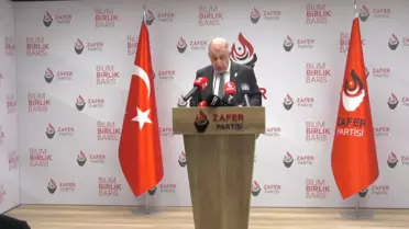 Zafer Partisi Genel Başkanı Özdağ: 'Haziran 2015 Seçimleri ile Kasım 2015 Arasındaki Sürece Benzer Bir Şiddet Dalgasının Bu Sefer Sığınmacılar...