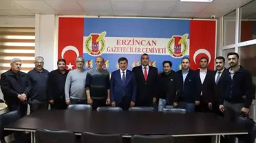 Başkan Aksun gazetecilerle bir araya geldi