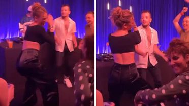 Alice Müzikali setinde eğlenceli anlar! Serenay Sarıkaya kalça dansı yaptı
