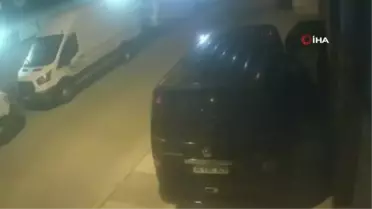 İş yerini soyamayınca araçtaki malzemeleri böyle çaldılar